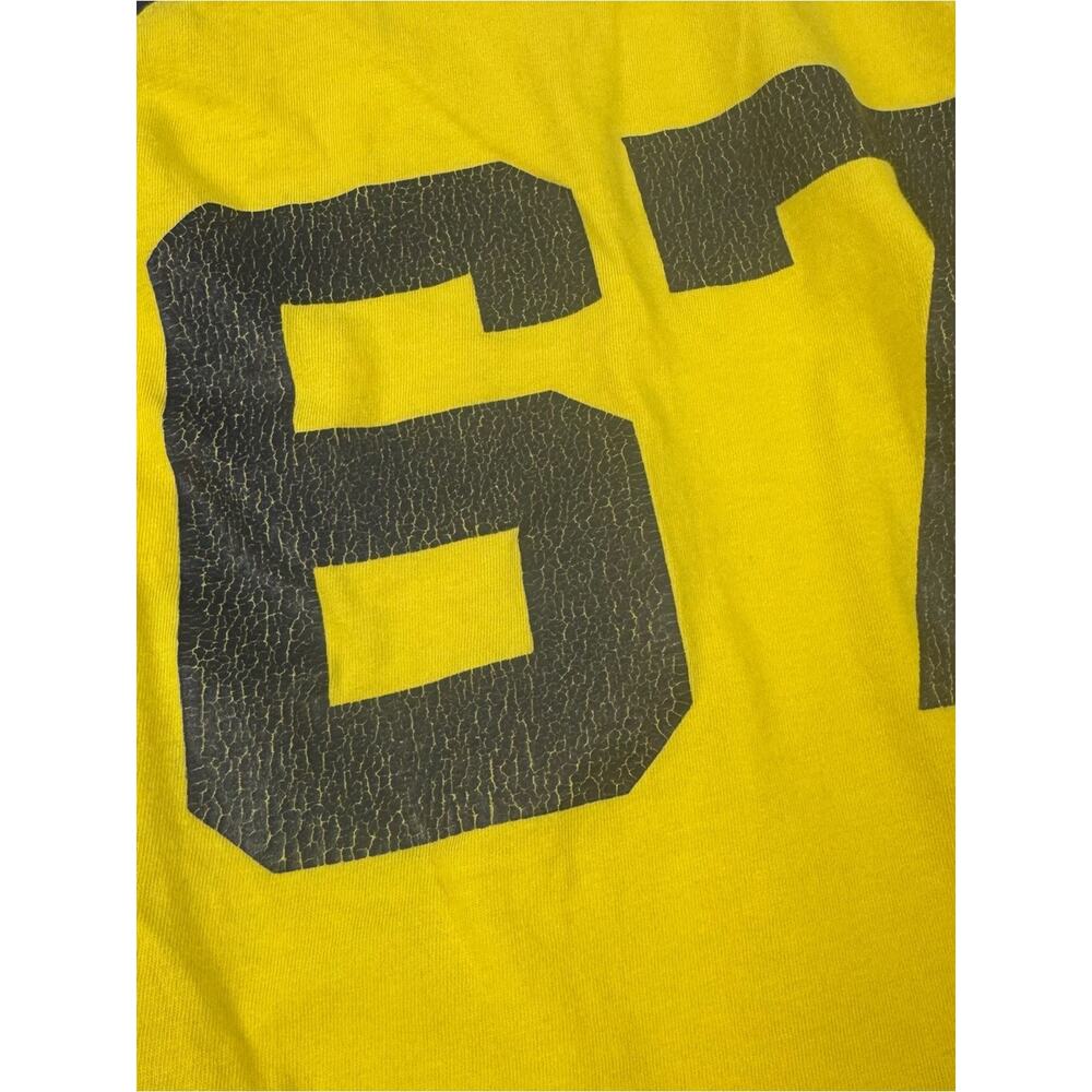 Polo by Ralph Lauren Yellow & Navy Long-Sleeve 67 Raglan Tee M - Picture 11 of 14
